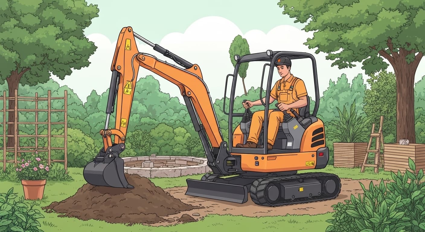 Paysagiste réalisant des travaux de maçonnerie paysagère nécessitant une assurance décennale