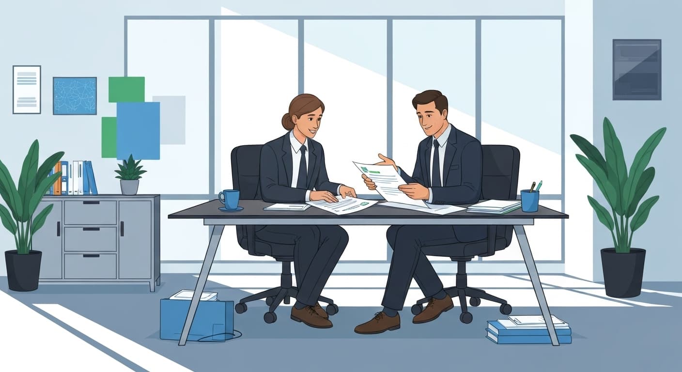 Expert France Épargne analysant les risques logistiques d'une entreprise exportatrice avec les documents de transport