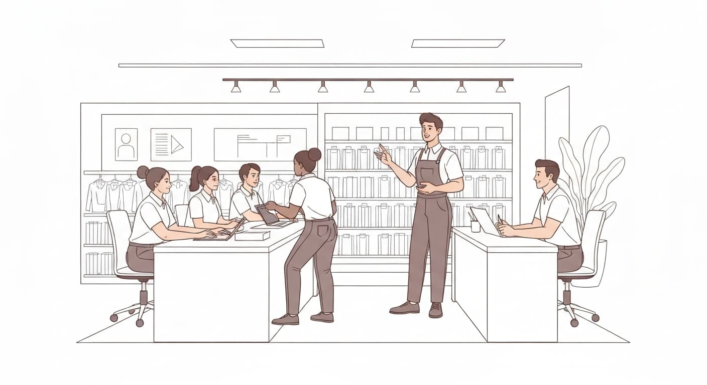 Franchisé consultant son bilan comptable avec son conseiller pour optimiser son budget assurance