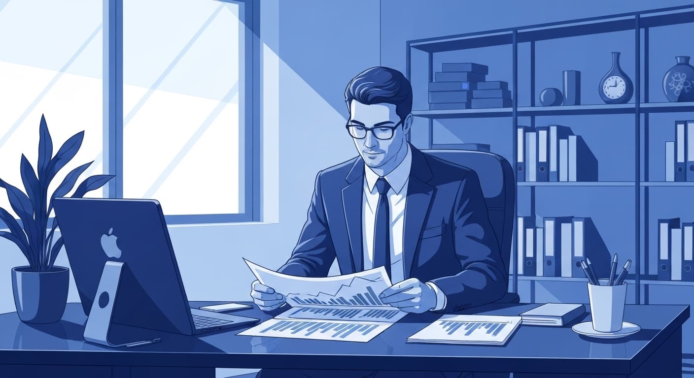 Entrepreneur français analysant des opportunités d'investissement en capital-investissement