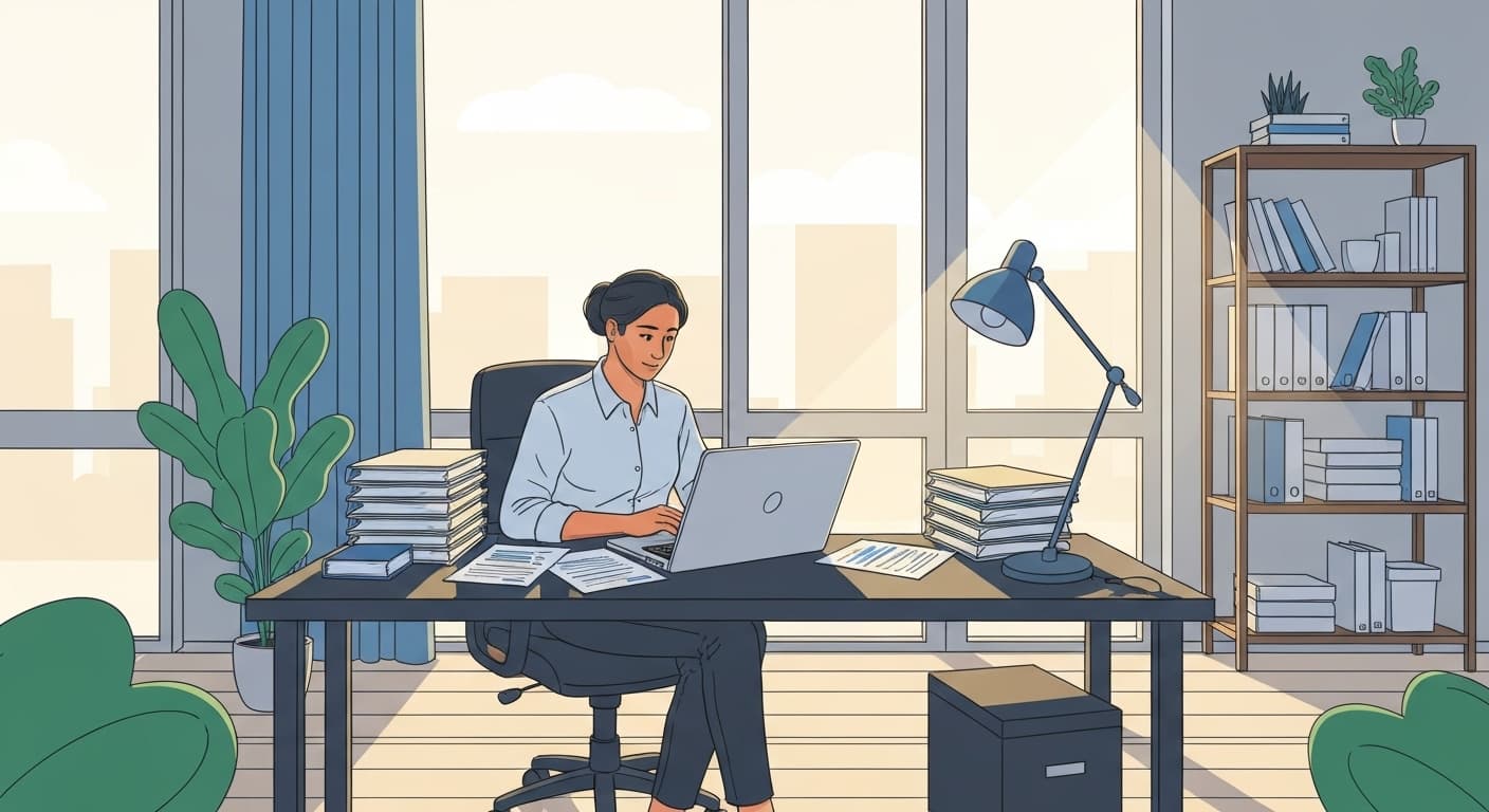 Conseiller France Épargne présentant une simulation d'assurance professionnelle à un micro-entrepreneur