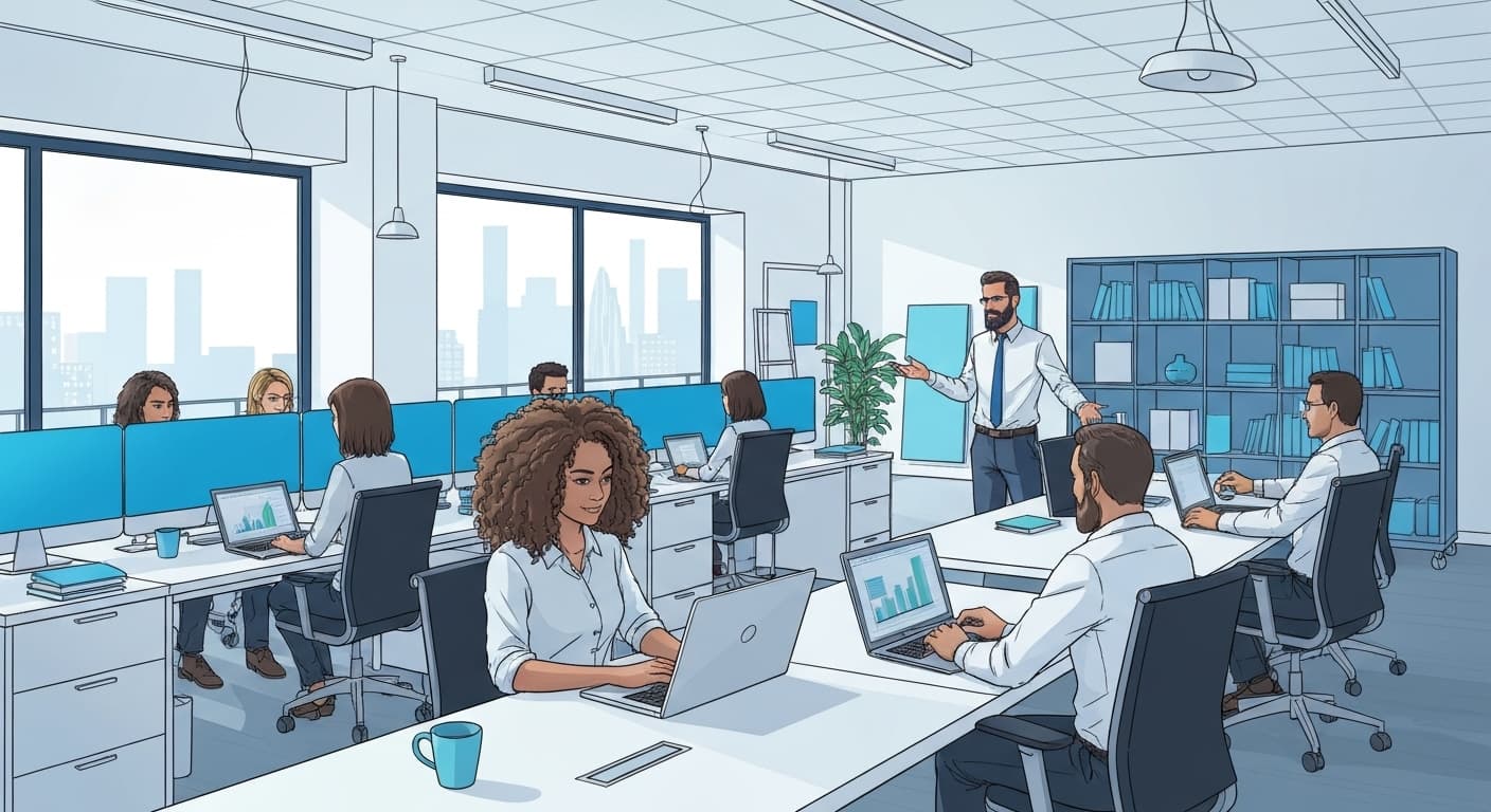 Équipe entreprise française protégée par assurance homme clé, continuité activité