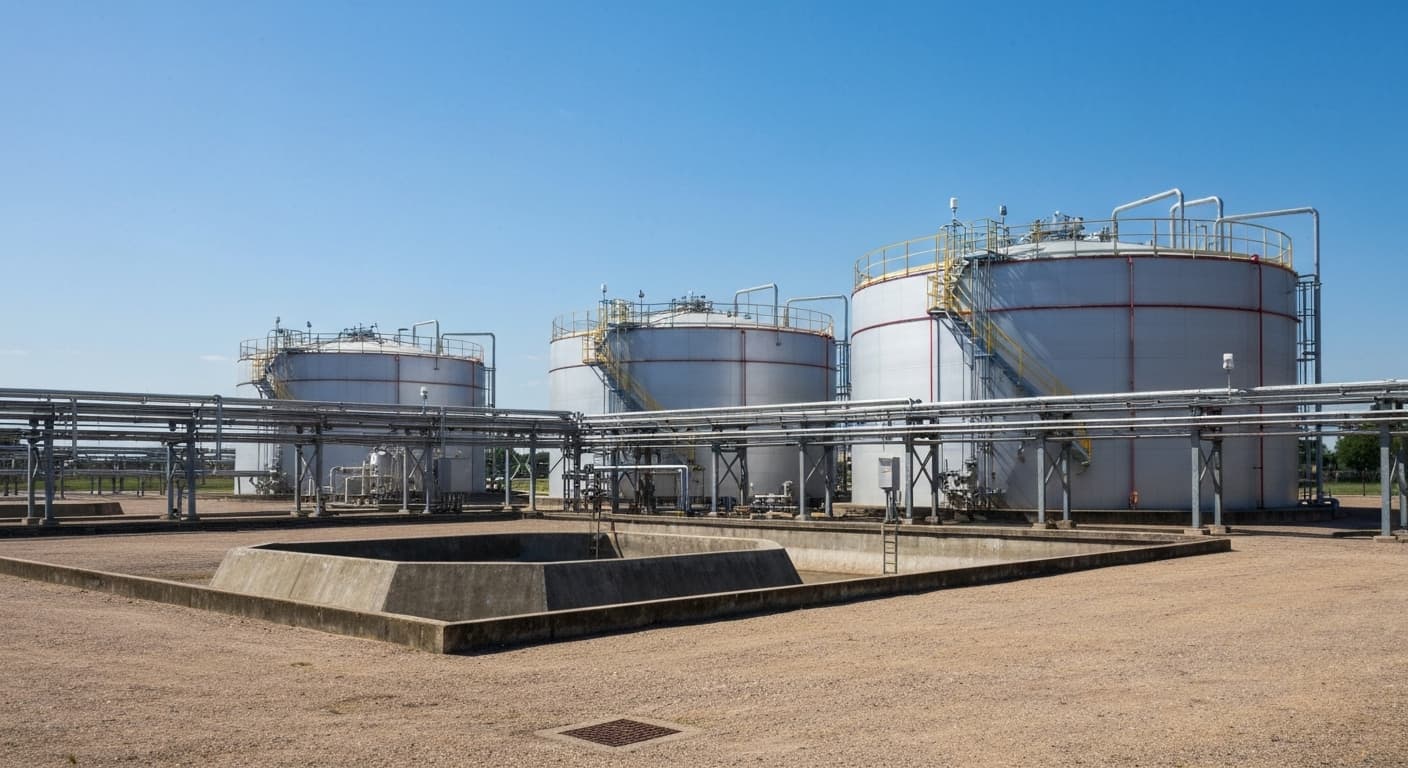 Installation industrielle ICPE avec dispositifs de surveillance environnementale