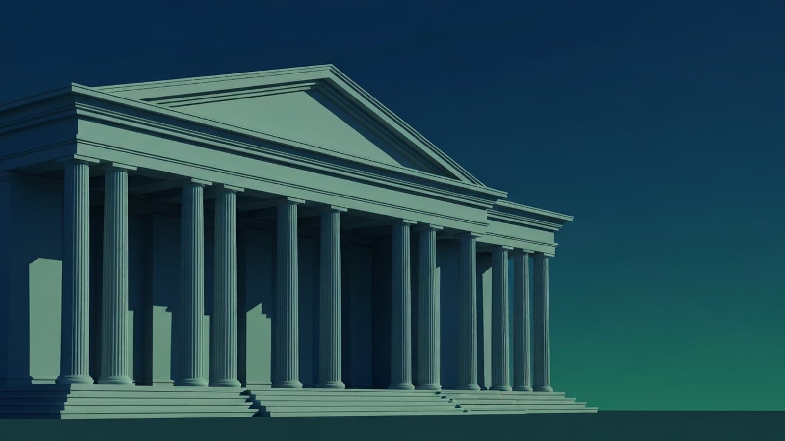 Illustration abstraite représentant les tensions au sein de la politique monétaire américaine, avec des flux de données entrecroisés symbolisant la division entre colombes et faucons de la Fed