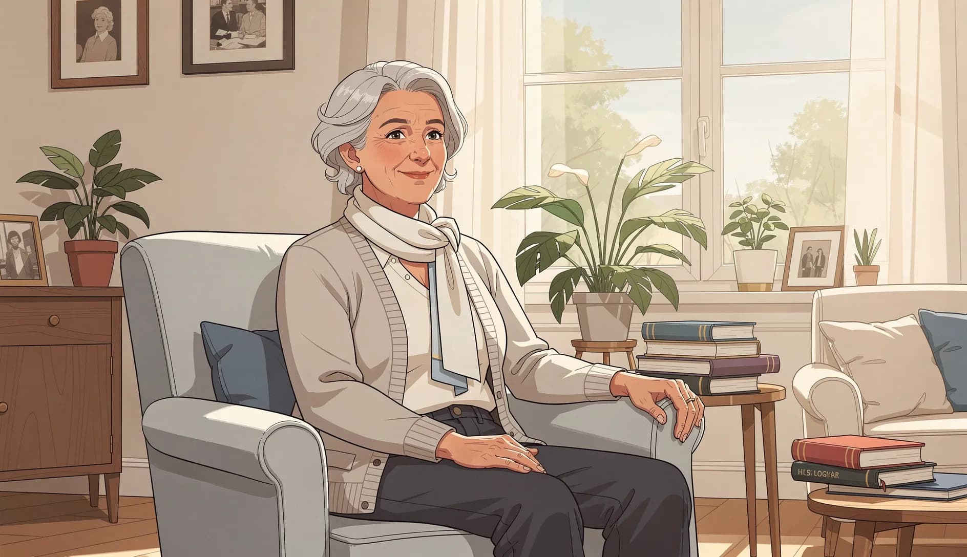 Senior serein ayant souscrit une mutuelle santé complète avec France Épargne