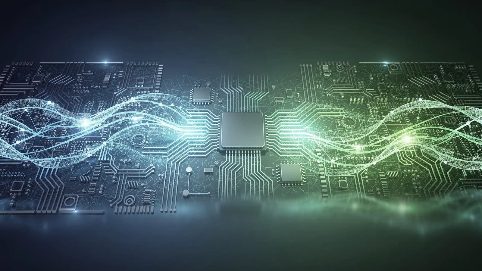 Illustration abstraite du secteur technologique - NVIDIA acquiert Groq pour 20 milliards de dollars : sa plus