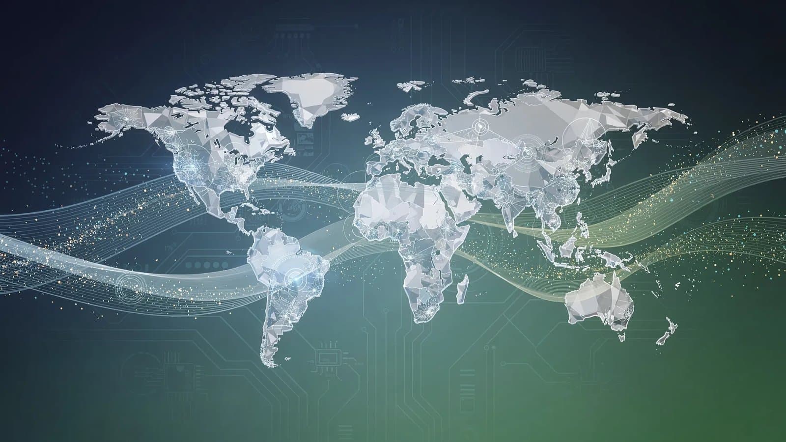 Illustration abstraite du secteur technologique - DeepSeek V4, ByteDance, Alibaba : la Chine prépare une offen