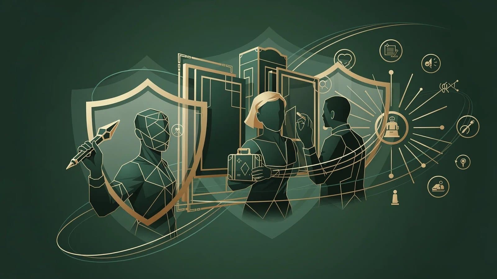 Représentation des différents profils de tatoueurs et perceurs concernés par l'assurance RC Pro en France