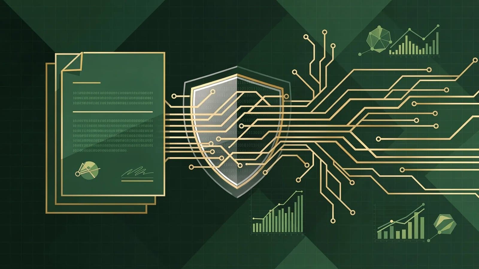 Illustration conceptuelle de la responsabilité civile professionnelle pour consultant en intelligence artificielle