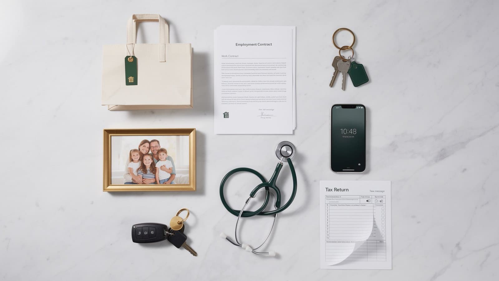 Infographie illustrant les 15 domaines couverts par la protection juridique : consommation, travail, habitation, famille, santé, numérique, automobile et fiscalité