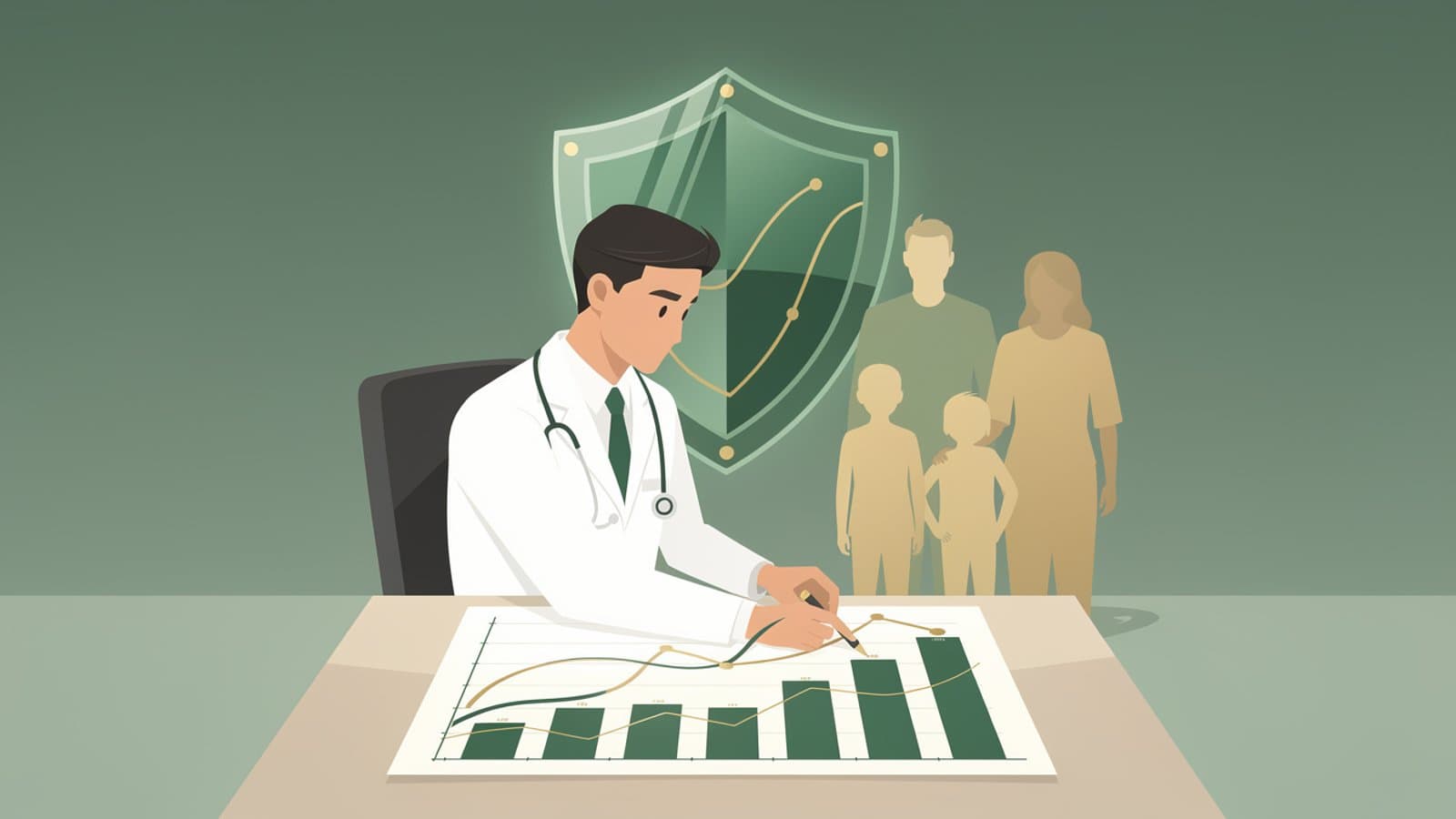 Cas pratique prévoyance TNS : calcul des garanties pour un médecin libéral