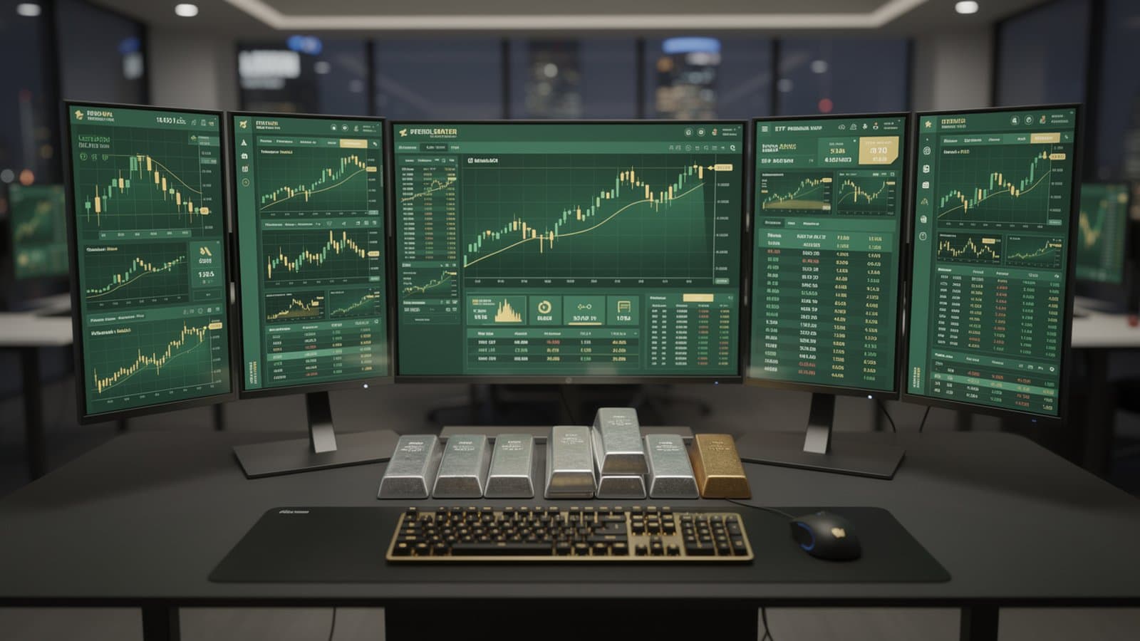 ETC et ETF pour investir en métaux précieux via un compte titres