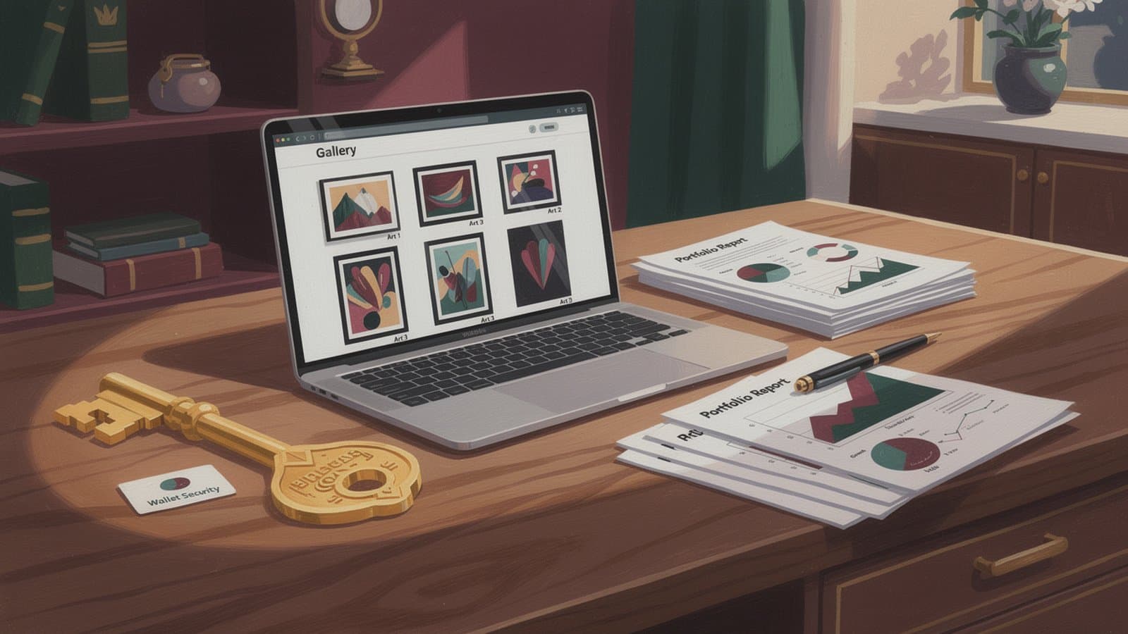 Processus d'acquisition sécurisée d'un NFT avec accompagnement France Épargne