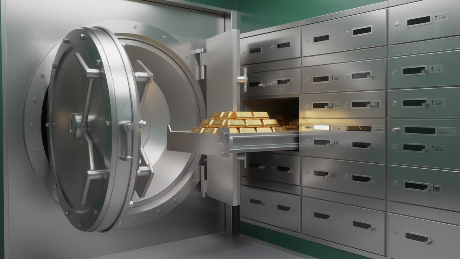 Coffre fort sécurisé pour stockage d'or physique