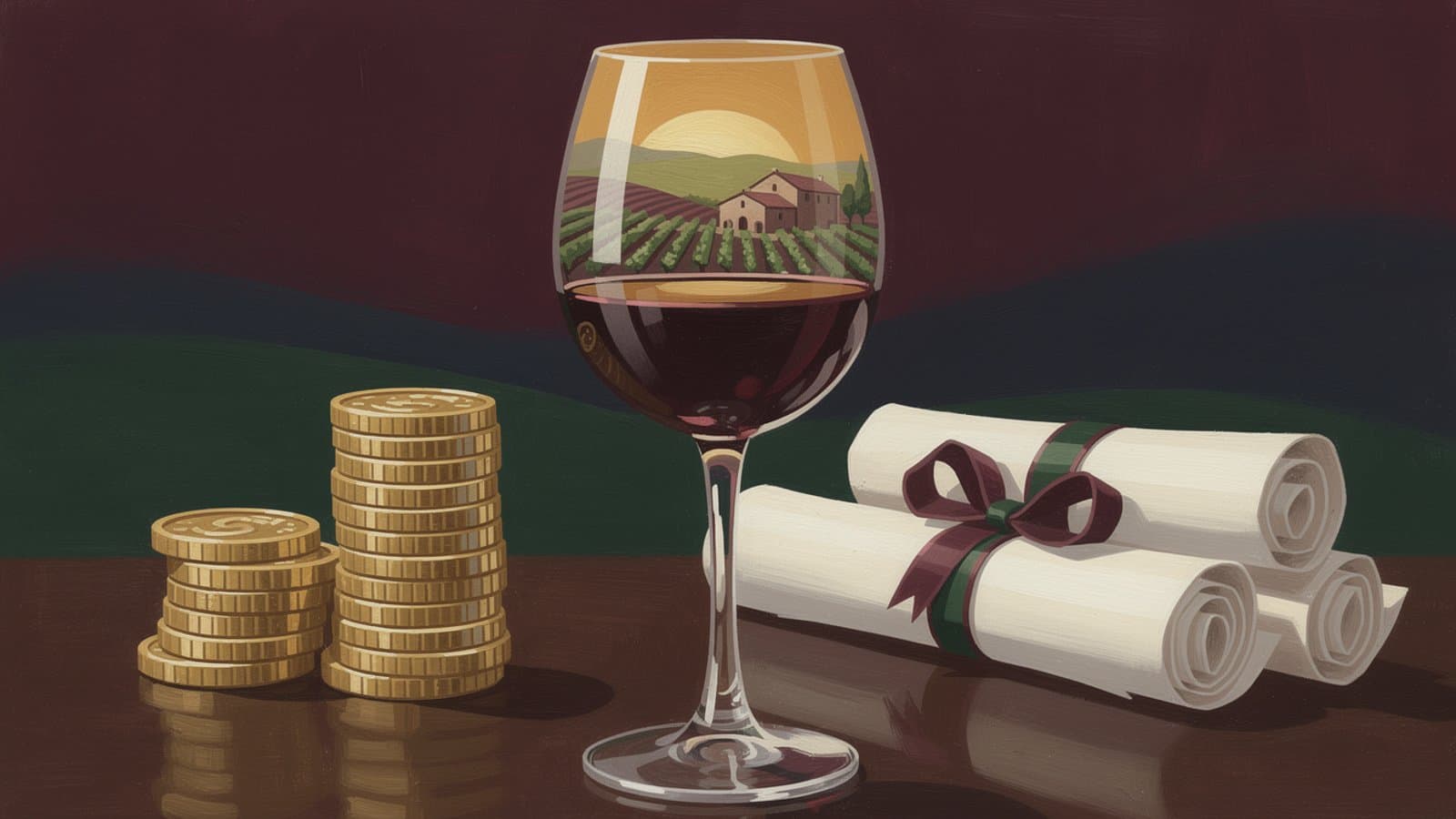 Illustration des différents types de fonds viticoles et véhicules d'investissement dans le vin