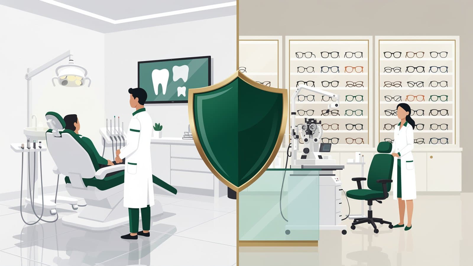 Schéma du dispositif 100% Santé optique et dentaire en France