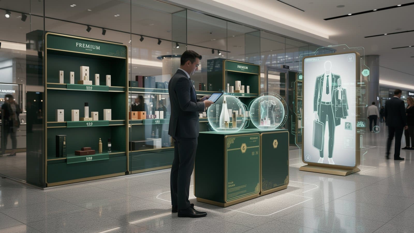 Transformation digitale du duty free avec click and collect et précommande en ligne