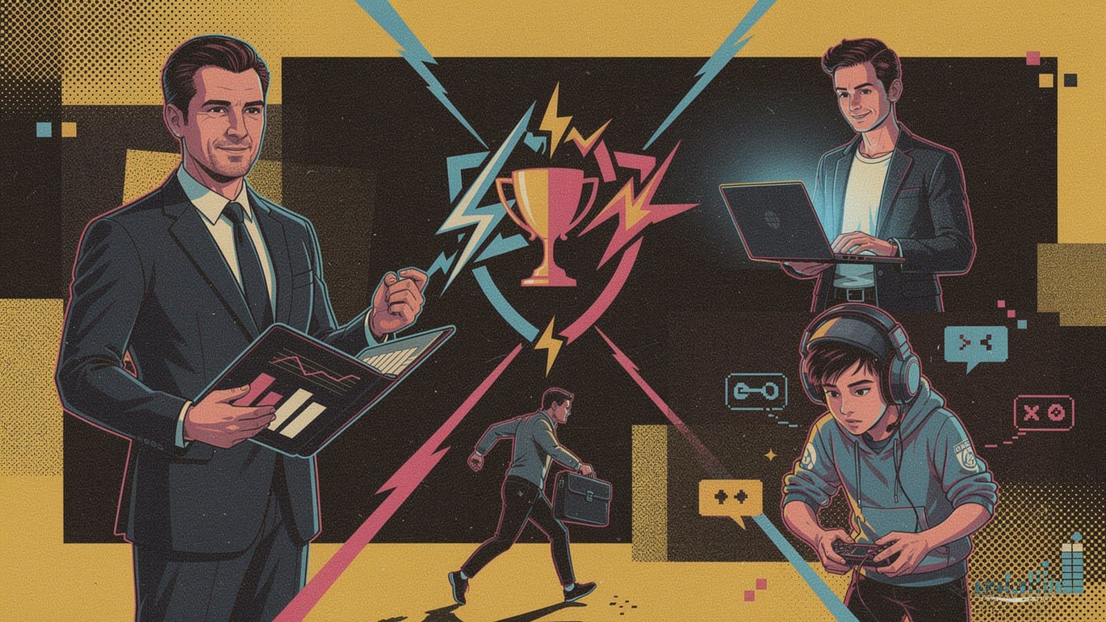 Illustration des différents profils d'investisseurs dans l'esport