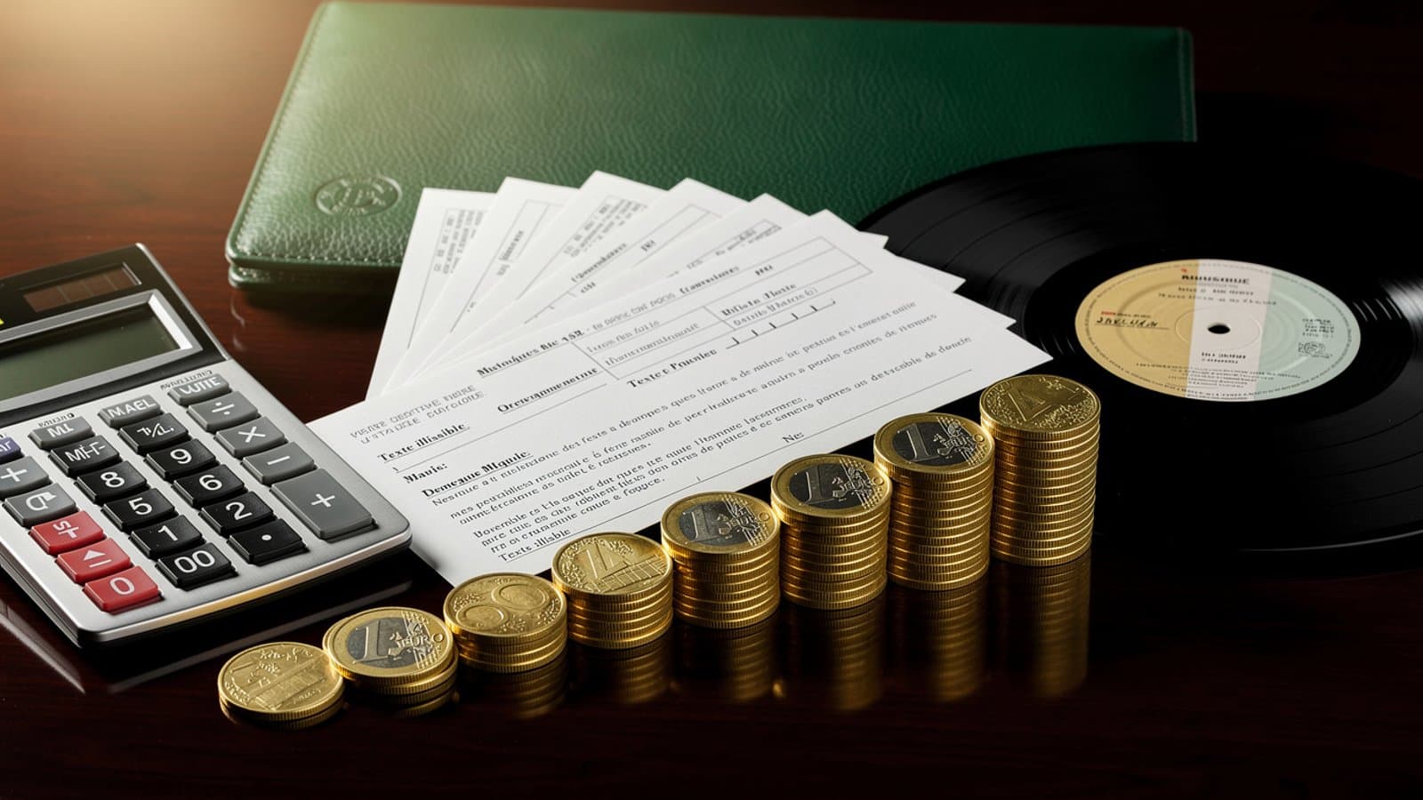 Schéma de la fiscalité des droits d'auteur et royalties en France pour créateurs et investisseurs