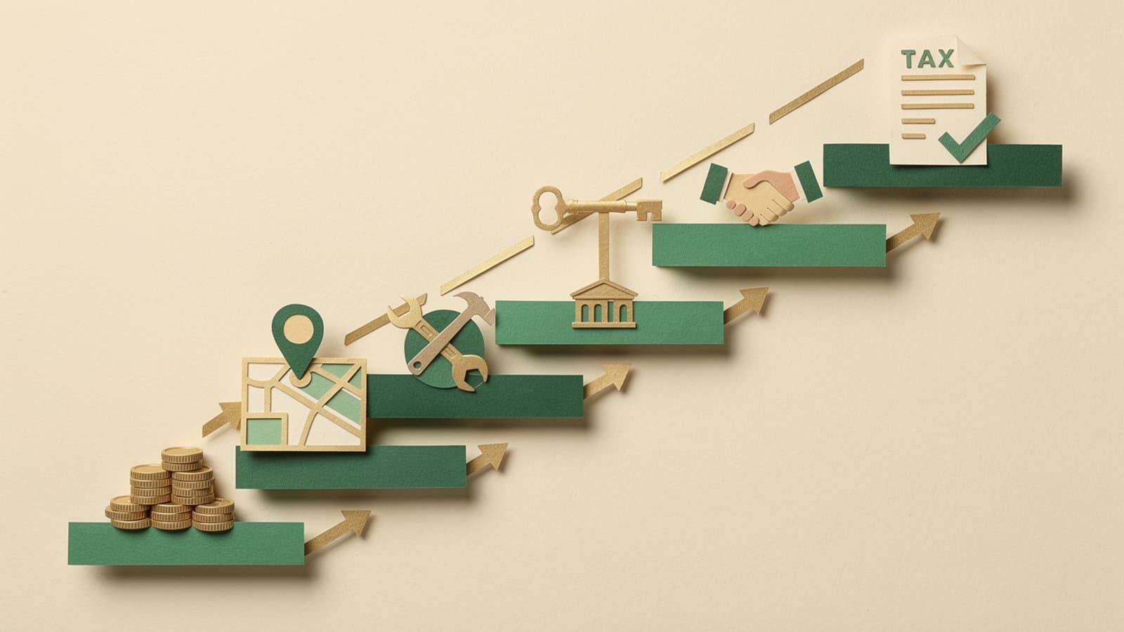 Processus d'investissement en coliving en 6 étapes : du budget à l'optimisation fiscale