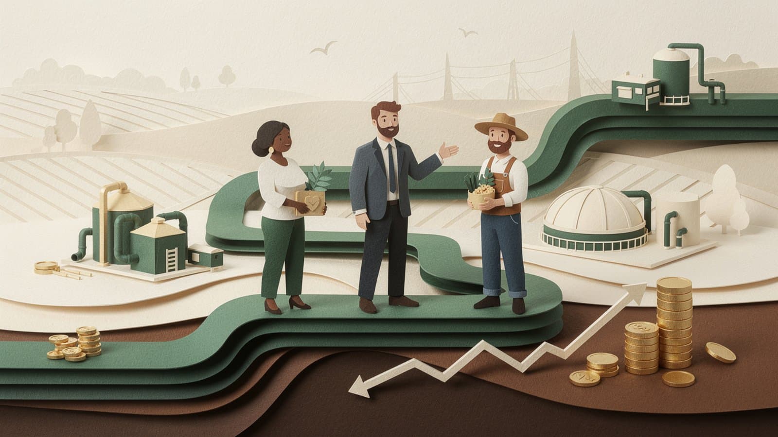 Illustration des différents profils d'investisseurs dans le biogaz et de leurs objectifs patrimoniaux