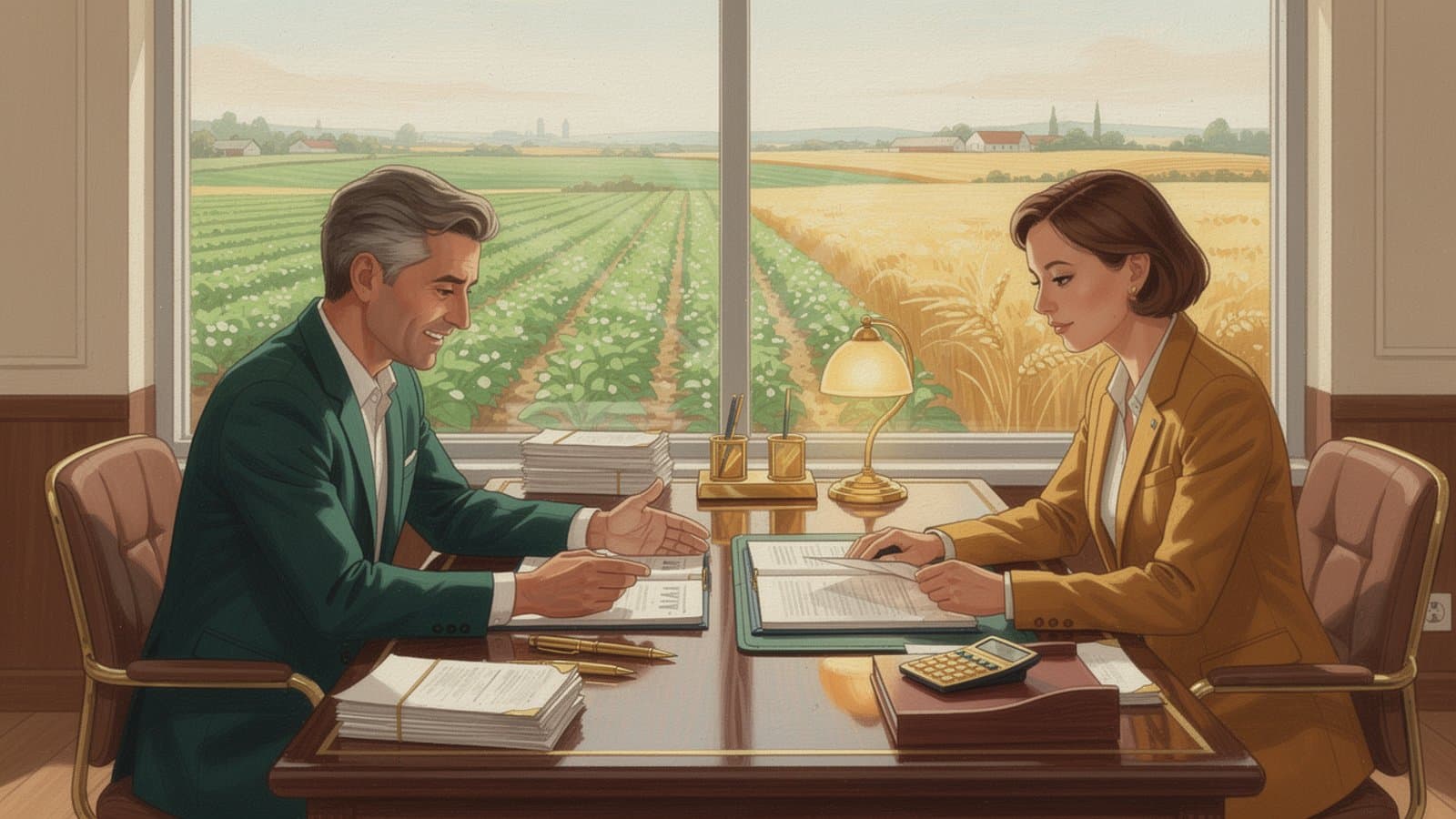 Processus d'investissement en terres agricoles avec France Épargne