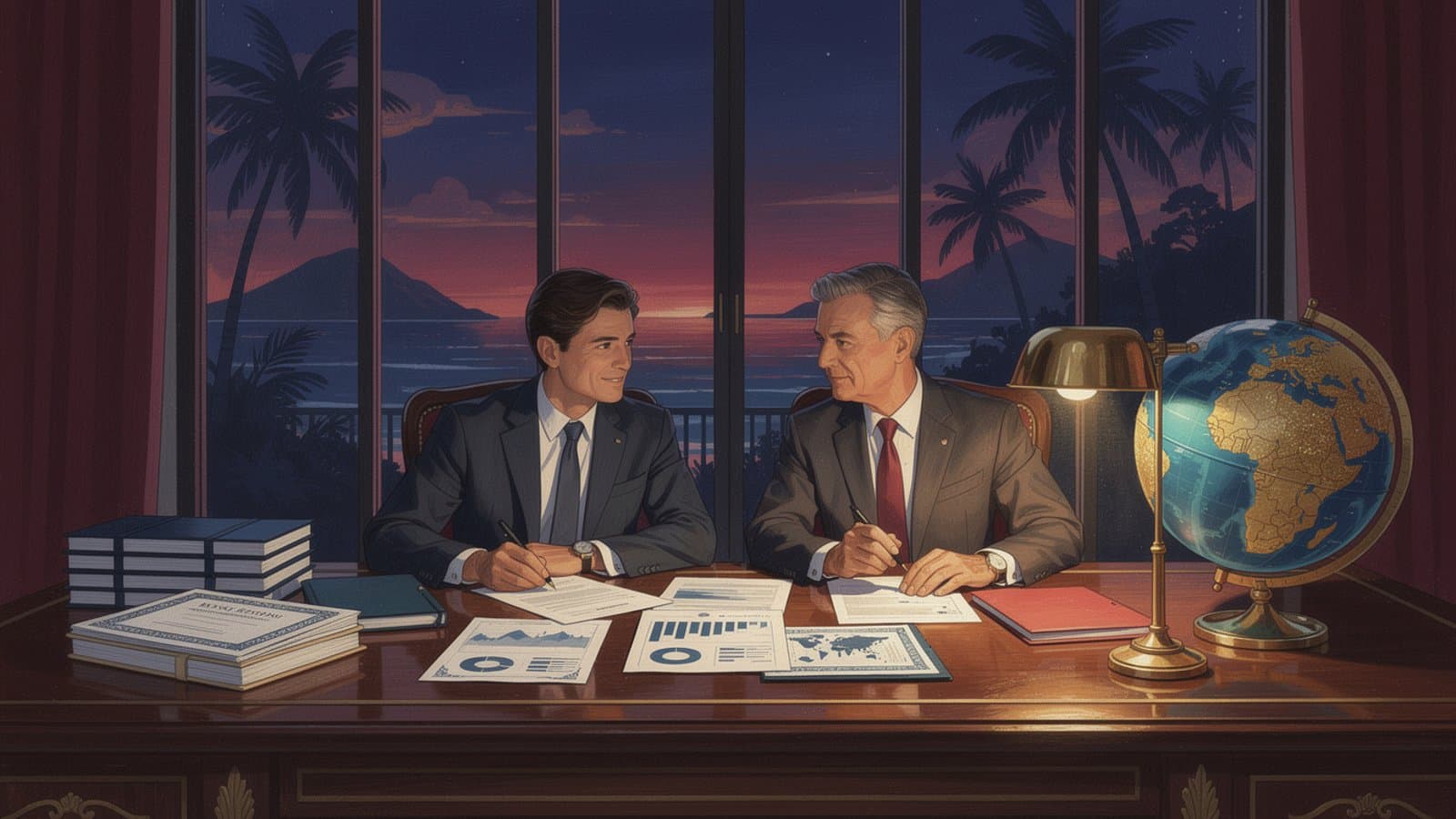 Illustration gouache du parcours de souscription accompagné par France Épargne