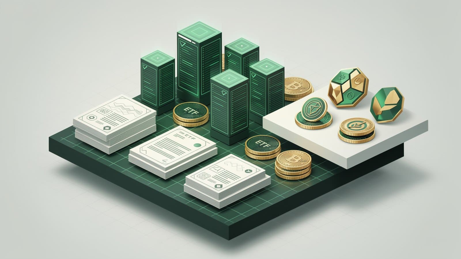Illustration d'un portefeuille d'investissement intégrant des data centers ESG et des fonds Article 9