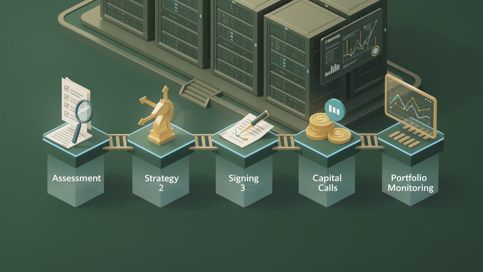 Étapes de souscription à un fonds de private equity data center avec France Épargne