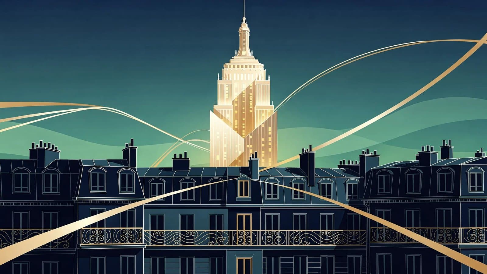 Illustration abstraite de l'immobilier et du marché immobilier - Pontegadea négocie un immeuble de bureaux parisien à 850 mil