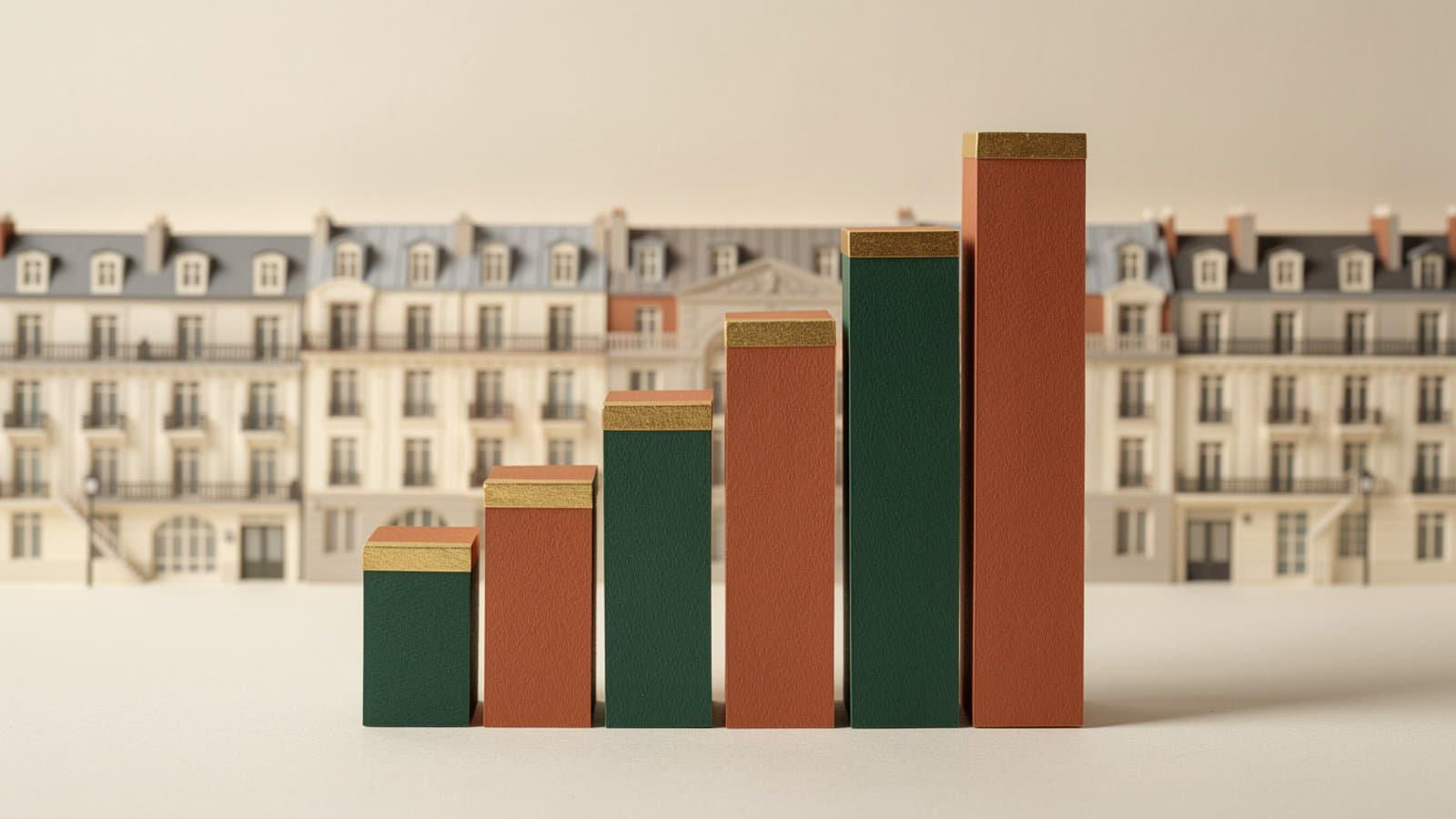Graphique de l'évolution des primes d'assurance copropriété en France