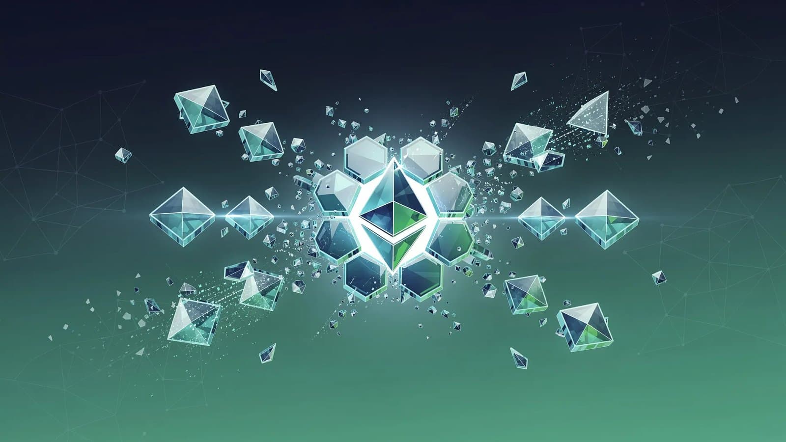 Illustration abstraite des cryptomonnaies et de la blockchain - Ethereum Foundation : Vitalik Buterin assume le « petit navi