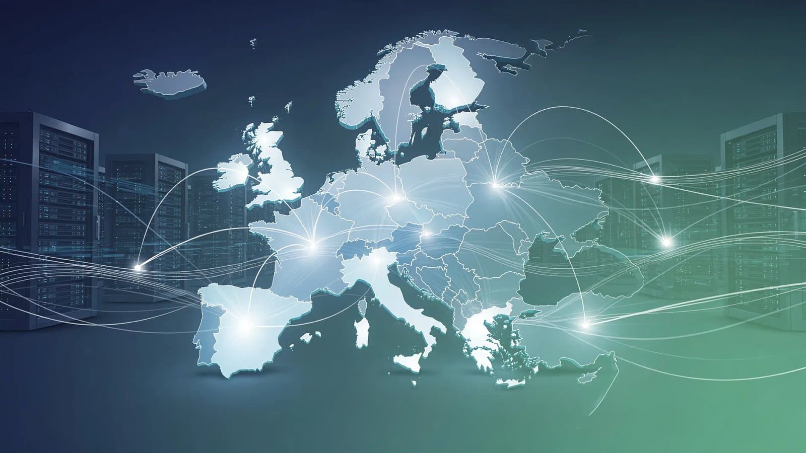 Illustration abstraite de l'économie européenne - AtlasEdge décroche 1,2 milliard d'euros pour étendre ses cen